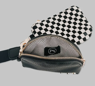 Wonderlust Woven Dual Pouch Wristlet