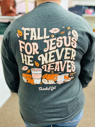 Cherished Girl Long Sleeve Fall for Jesus