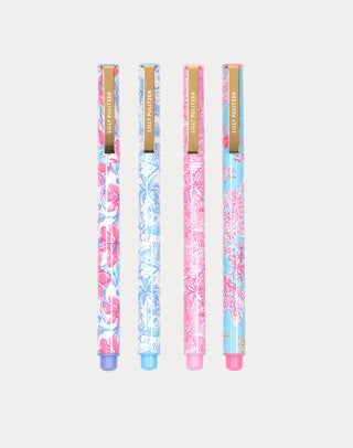 Lilly Pulitzer Felt Top Pen Set