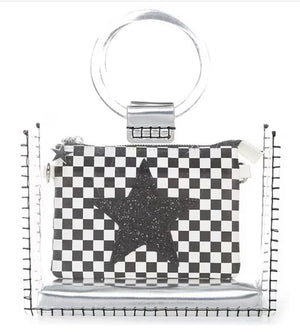Vintage Havana Mini Molly Checkered Bag