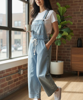 Wander Free Denim Overalls