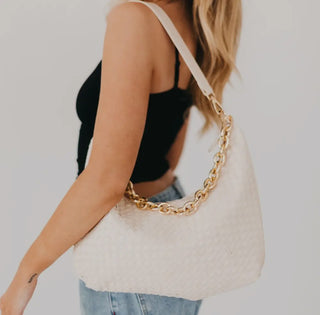 Sienna Slouchy Woven Shoulder Bag