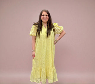 Buttercup Eyelet Dress