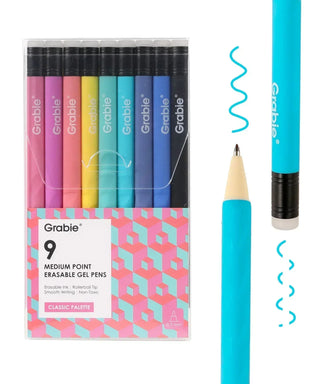Medium Point Erasable Gen Pen Set - Classic Palette