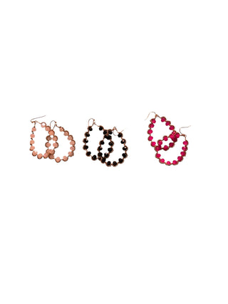 Fancy Faceted Bead Earring