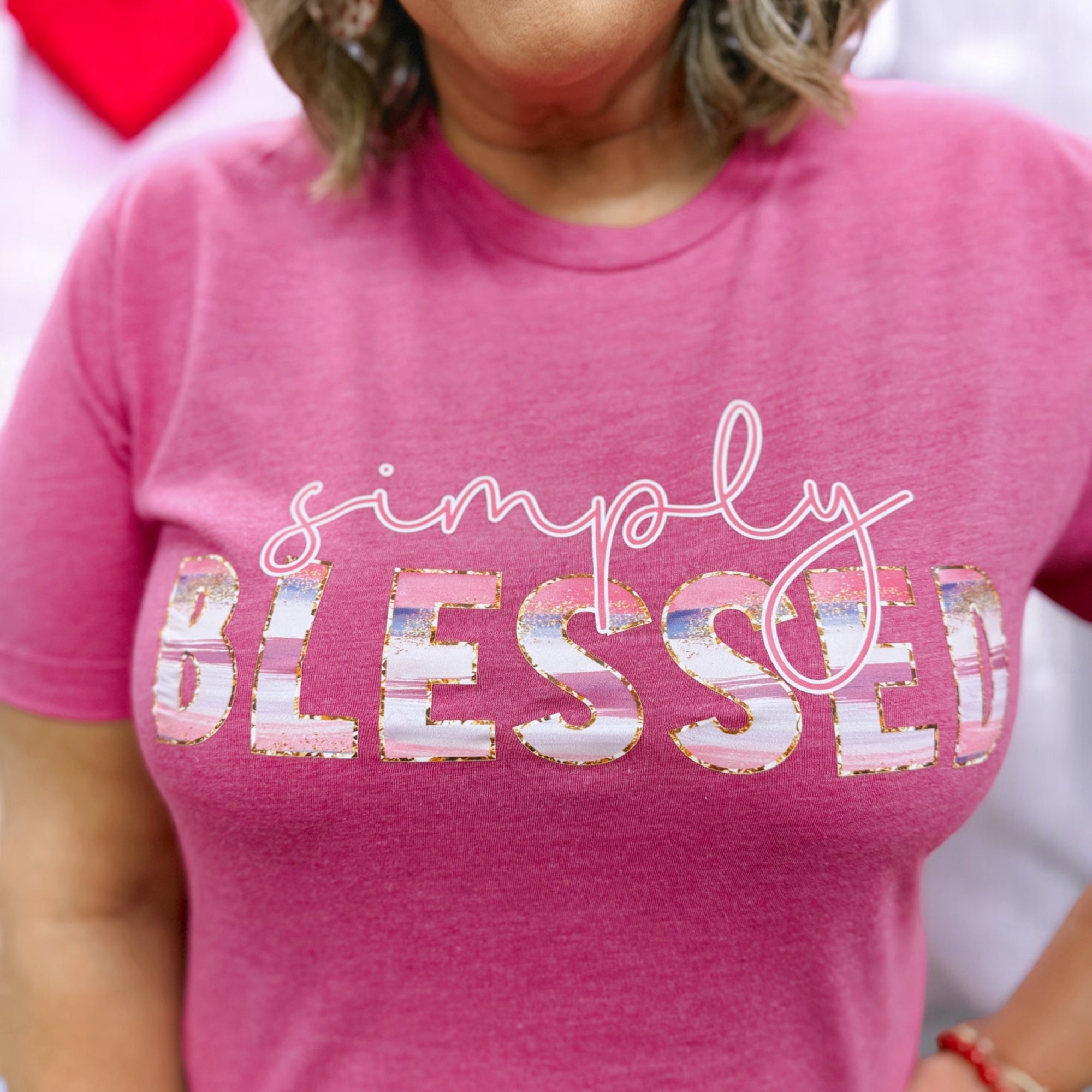 Simply Blessed Berry Tee