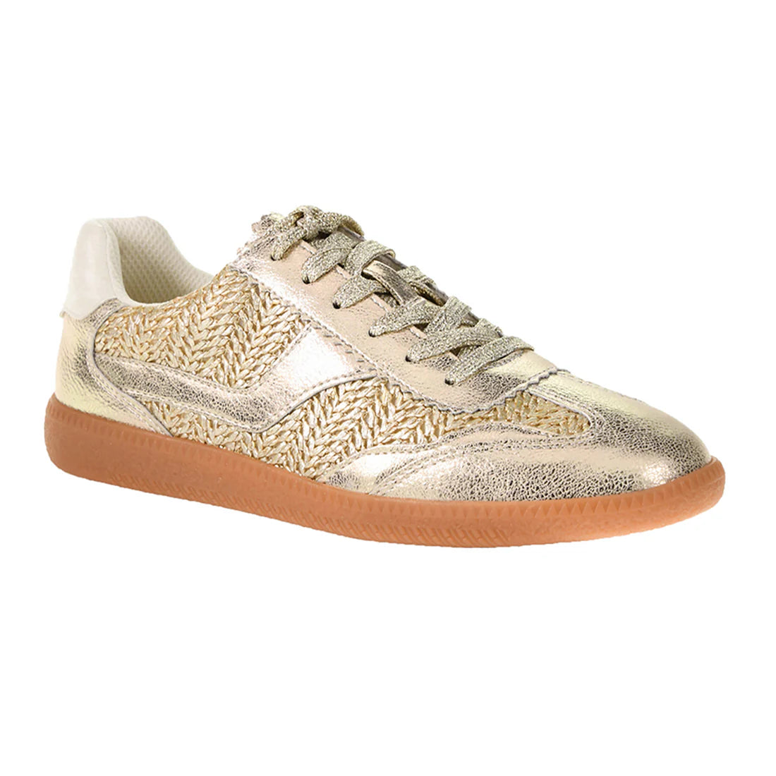 Tropics Braid Gold Metallic Sneaker