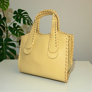 Marla Whipstitch Shaped Satchel