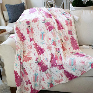 Nutcracker Dreams Throw White