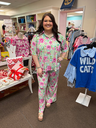 Dear Scarlett Lime Pink Ocean Tide Set