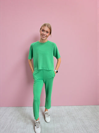 Laguna Soft Raglan Tee Green Pop