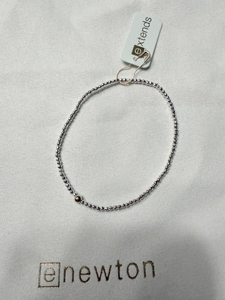 Enewton Extends Bright Silver Faceted Hematite 2MM Bracelet