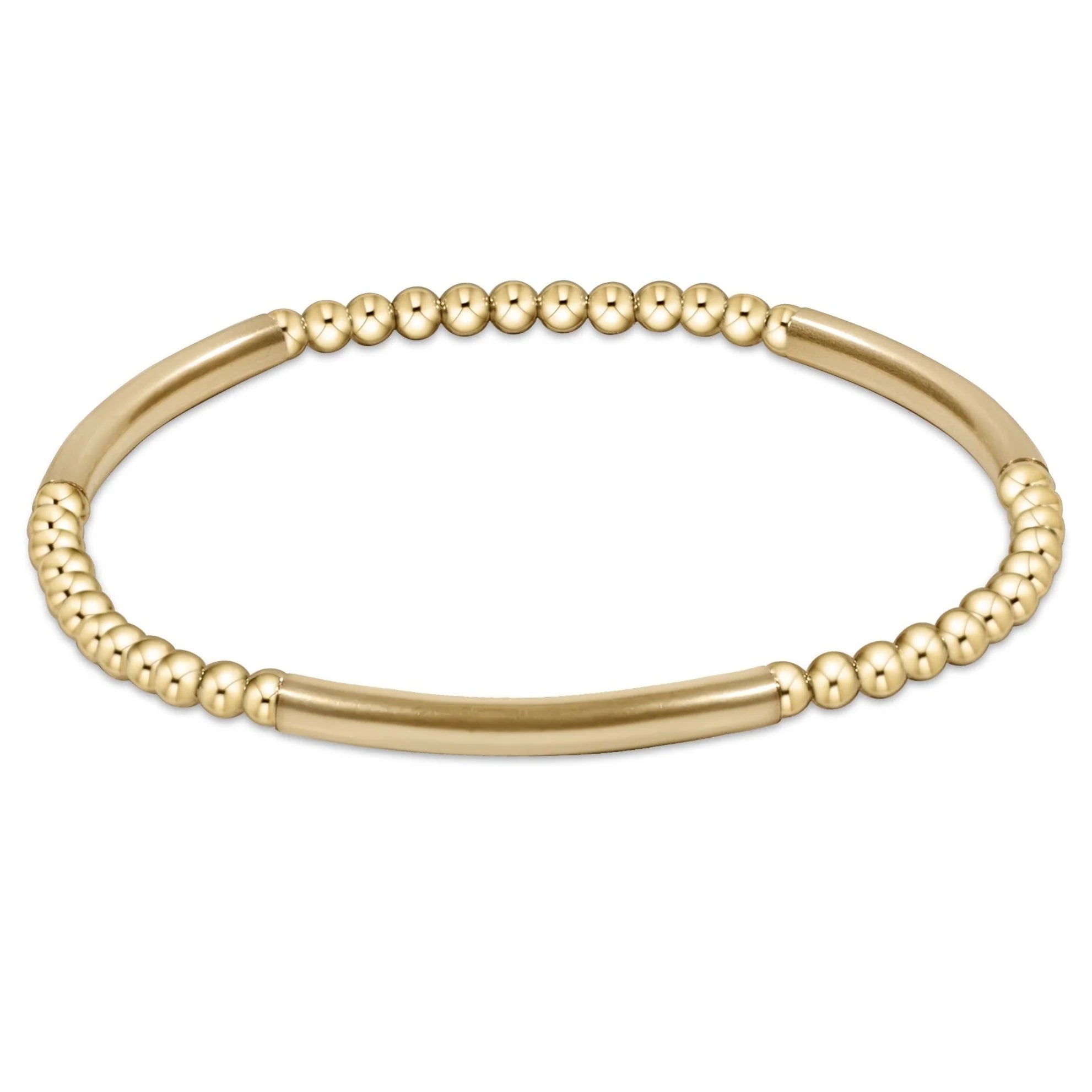 Enewton Bliss Bar Gold Pattern 3mm Bracelet