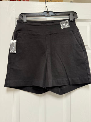 Black Pull On Shorts