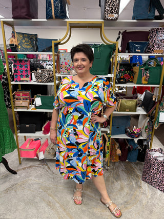 Cabana Notch Neck Dress