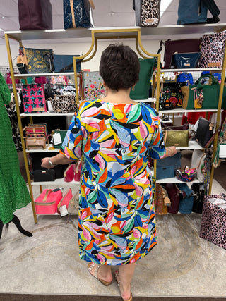 Cabana Notch Neck Dress