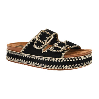 Cubana Platform Sandal Black