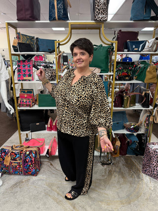 Leopard Luxe Top