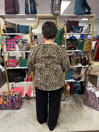 Leopard Luxe Top