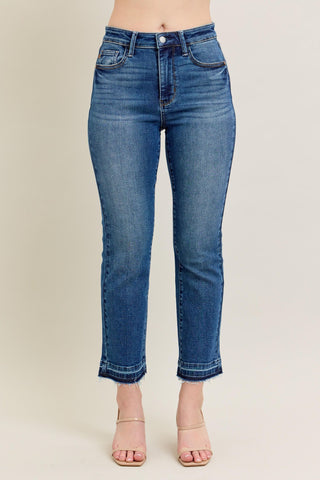 Judy Blue HW Vintage Wash Kick Flare