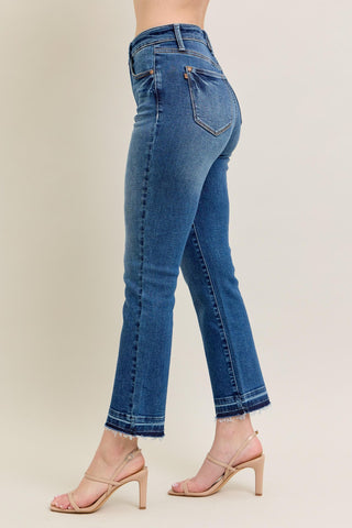Judy Blue HW Vintage Wash Kick Flare