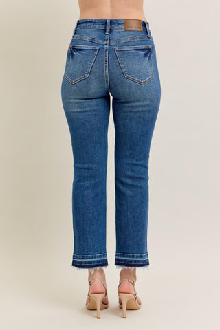 Judy Blue HW Vintage Wash Kick Flare