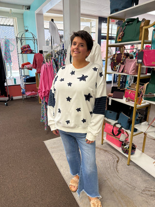 Athena Star Patch Sweatshirt