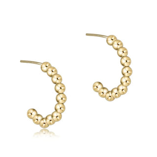 Enewton Beaded Classic 1" Post Hoop 3MM