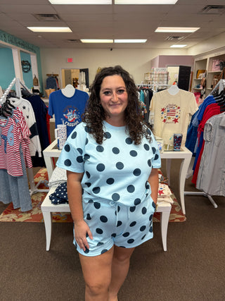 Perfectly Polka Dot Short Set