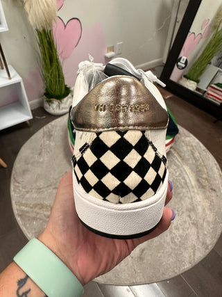 Vintage Havana Gillian Black White Checkered Sneaker