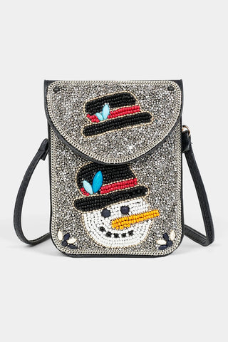 Artisan Beaded Holiday Crossbody