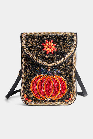 Artisan Beaded Holiday Crossbody