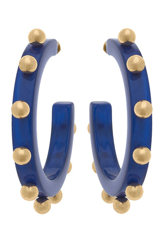 Kelley Studded Metal & Resin Hoops