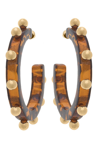 Kelley Studded Metal & Resin Hoops