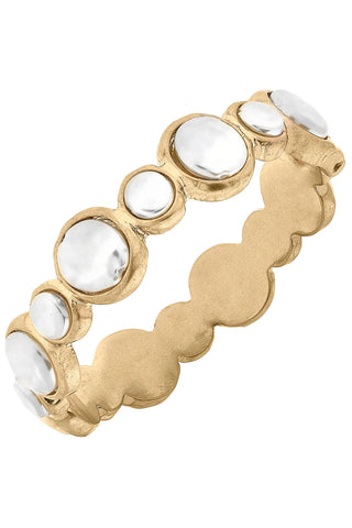 Mirabel Coin Pearl Statement Bracelet