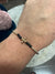 Enewton Signature Cross Gold Bliss Pattern 2.5 mm Bead Bracelet Matte Onyx