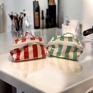 Stripe Cosmetic Bag