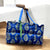 Vera Bradley Large Utility Tote Kew Gardens Blue