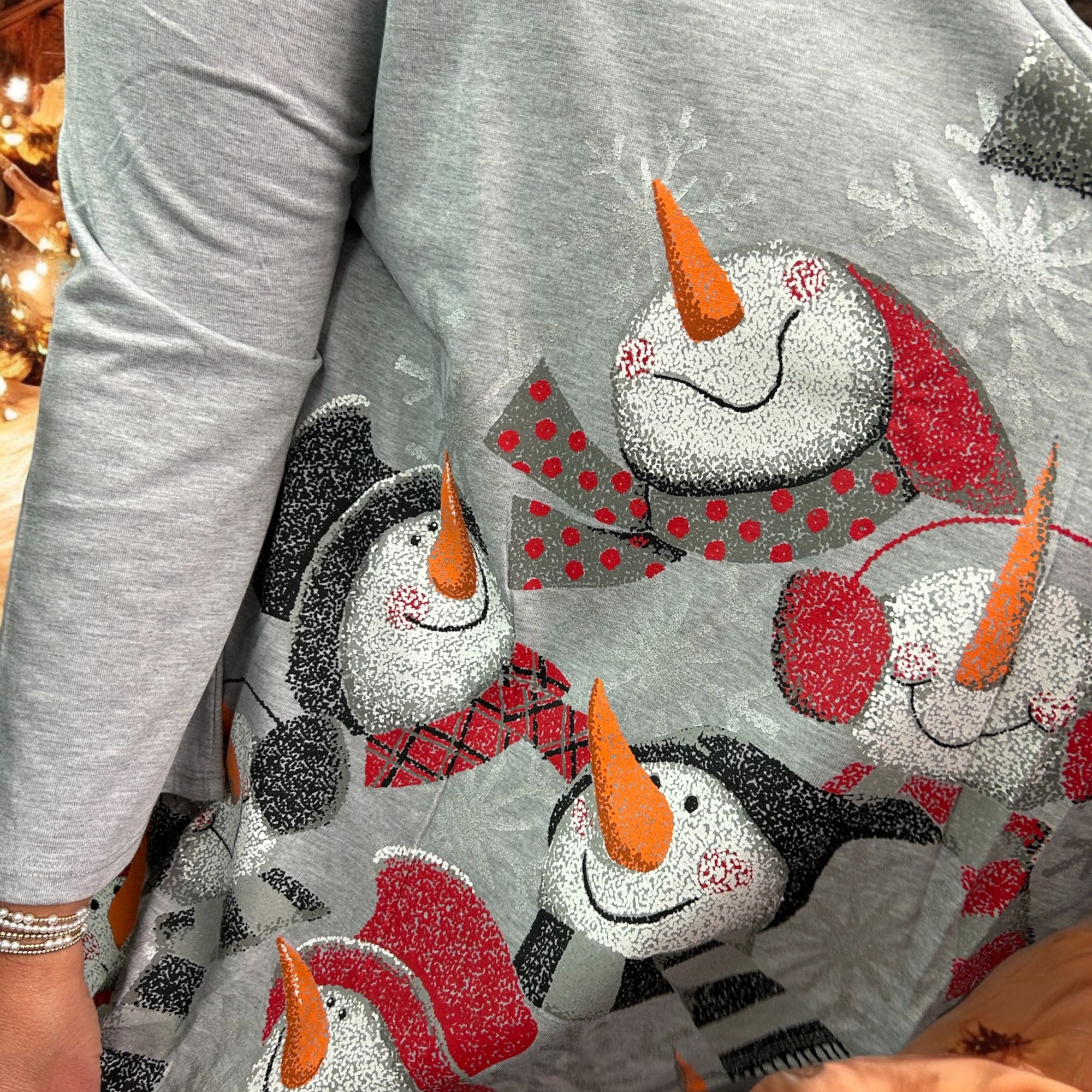 Looking Up Snowmen Kimono