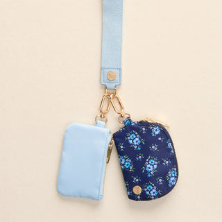 Dynamic Duo Pouch Wristlet Endless Daydream