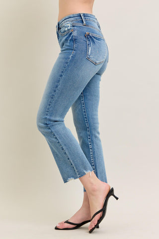 Judy Blue Mid Rise Vintage Kick Flare