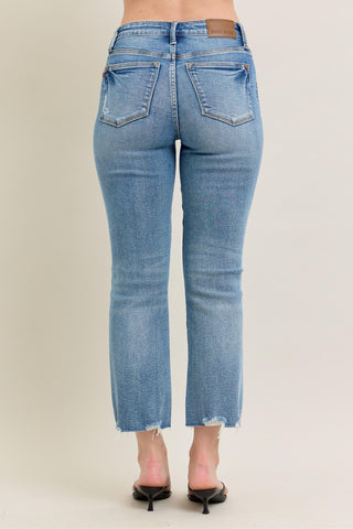 Judy Blue Mid Rise Vintage Kick Flare