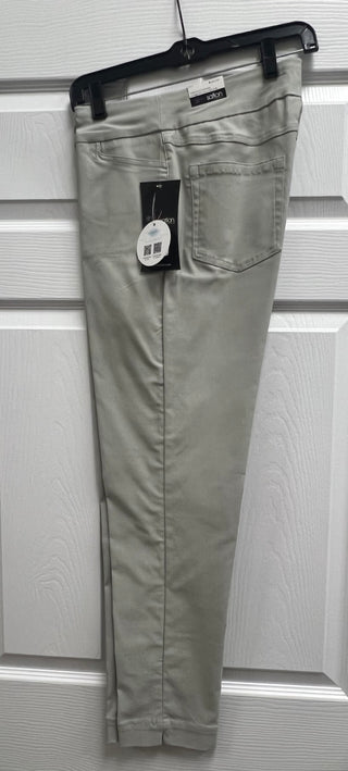 M30719PM Pull On Ankle Pant with Pockets Light Grey