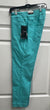 M30719PM Pull On Ankle Pant with Pockets Blue Aqua