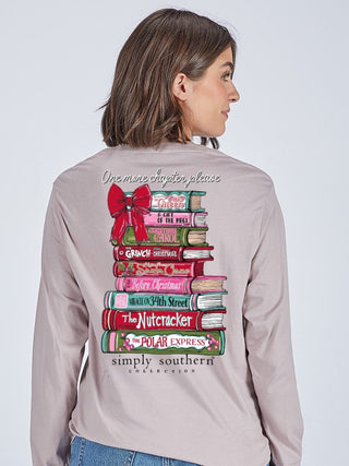 Simply Southern LS Christmas Books Tee