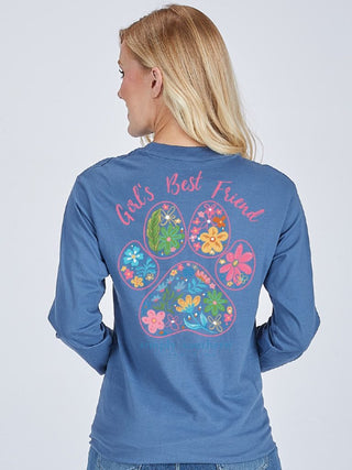 Simply Southern LS Best Friend Paw Tee