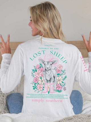 Simply Southern LS Sheep Tee