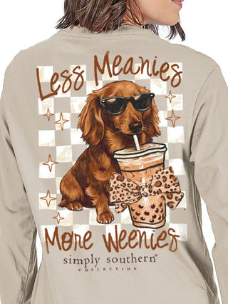 Simply Southern Long Sleeve More Weenie Less Meanie Shirt