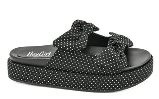 Corky's Black Polka Dot Lil Bit Knotty