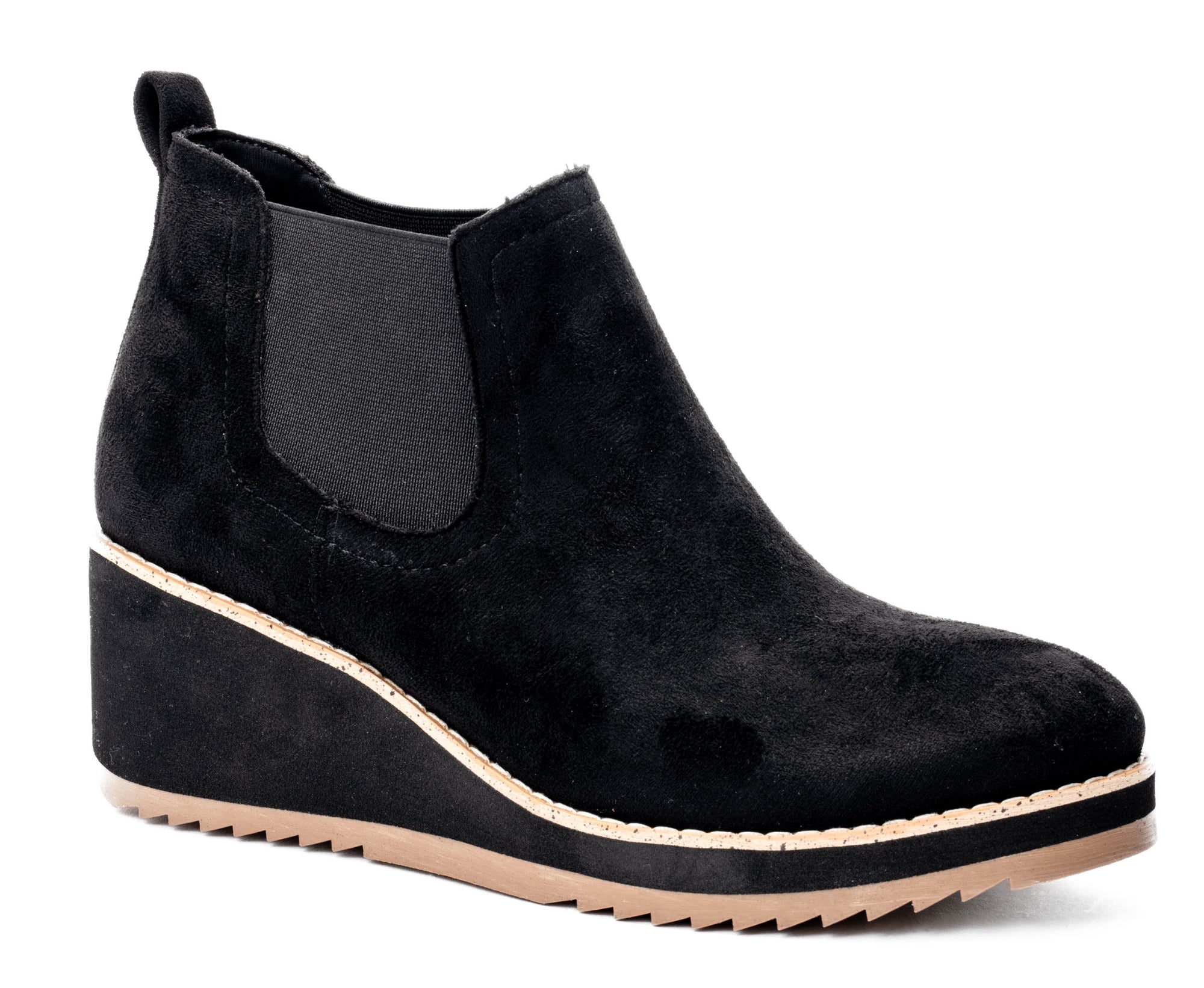 Corkys Love You A Latte Black Suede